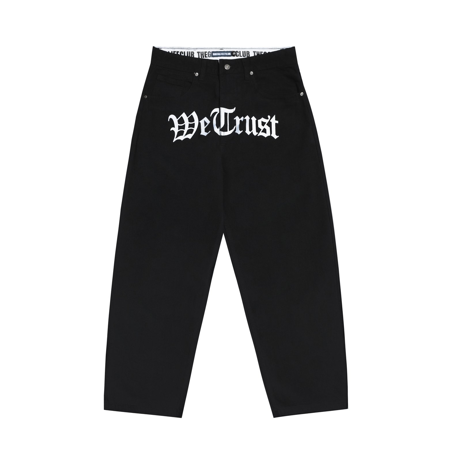 DSCF4828-2 RC407 DENIM PANTS BLACK - Image 1